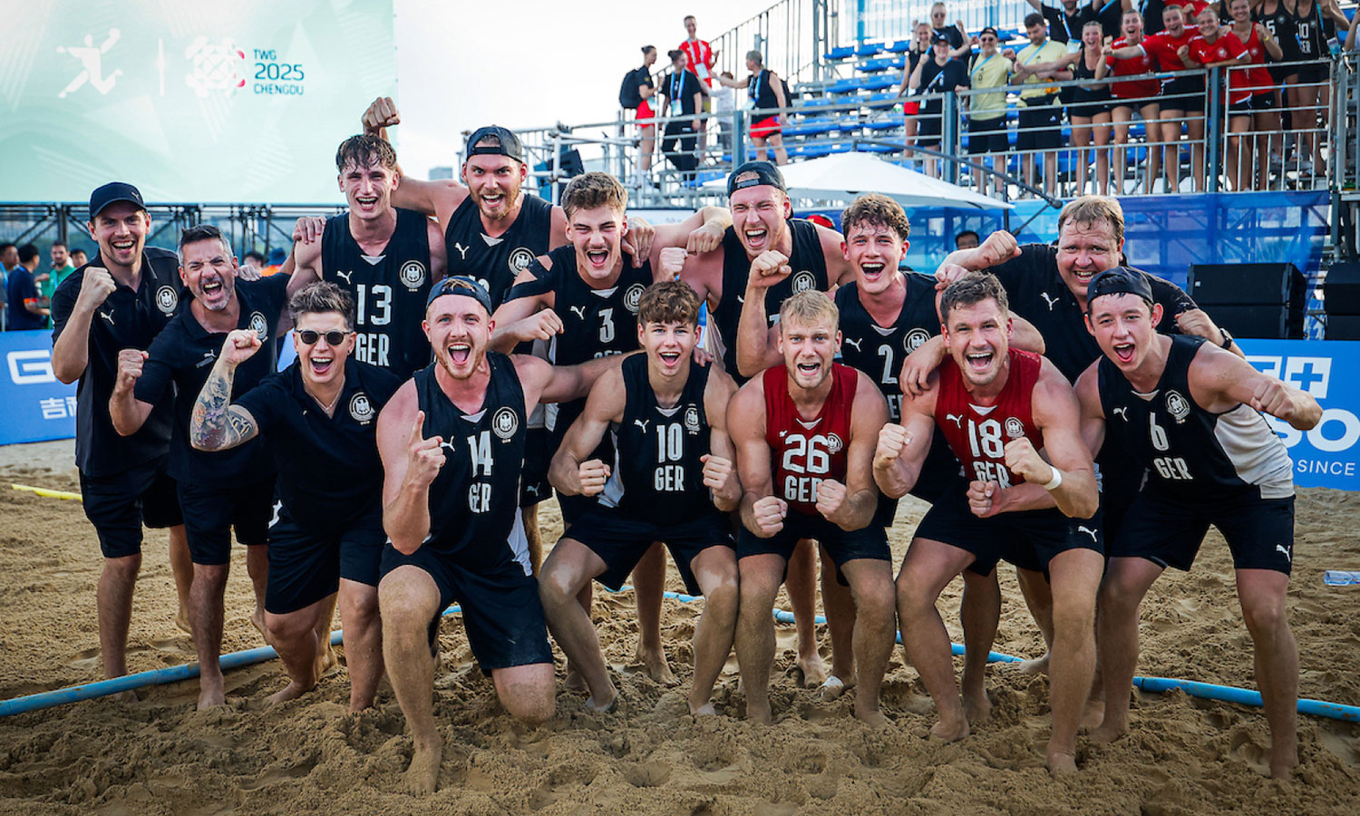 Deutschlands Beachhandball-Männer bei den World Games