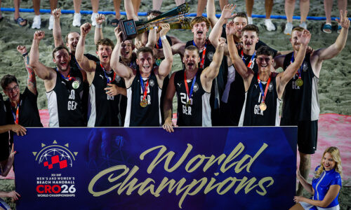 Beachhandball-WM 2026: DHB-Männer sind erstmals Weltmeister!