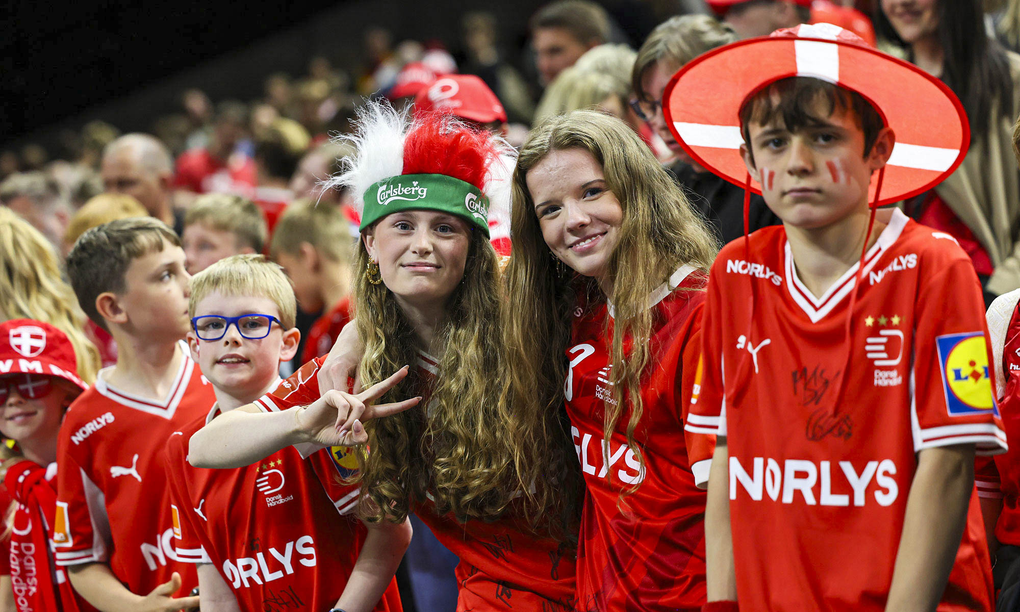 Dänemark-Fans in Kopenhagen