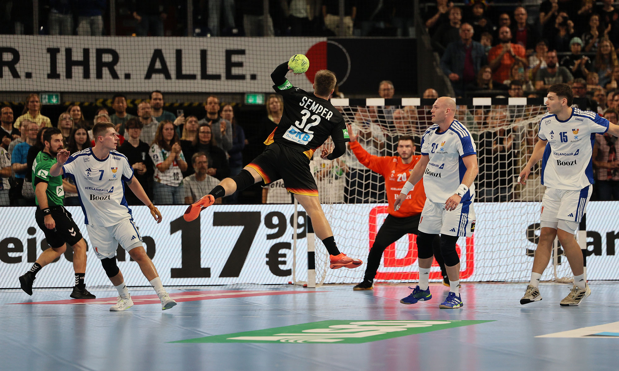 DHB-Männer gegen Island in Nürnberg