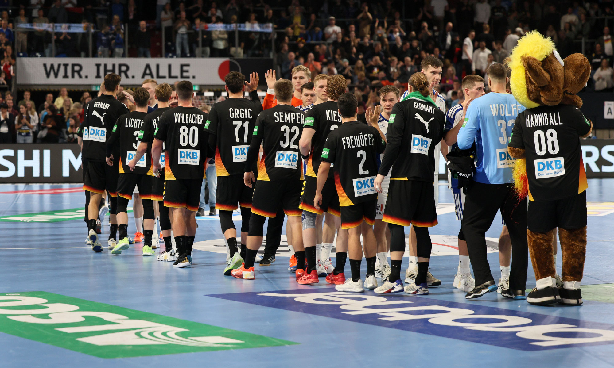 DHB-Männer gegen Island in Nürnberg