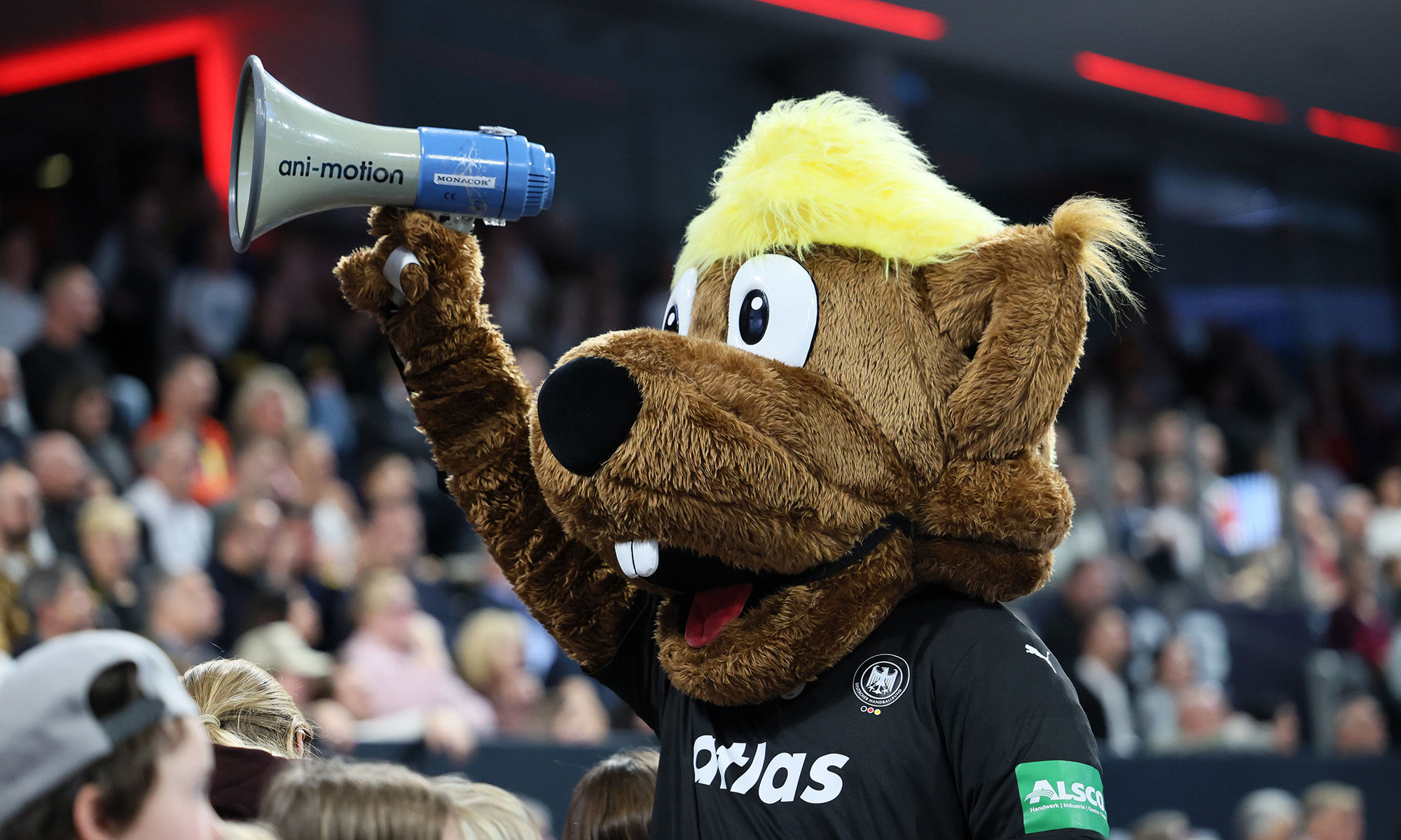 DHB-Maskottchen Hanniball