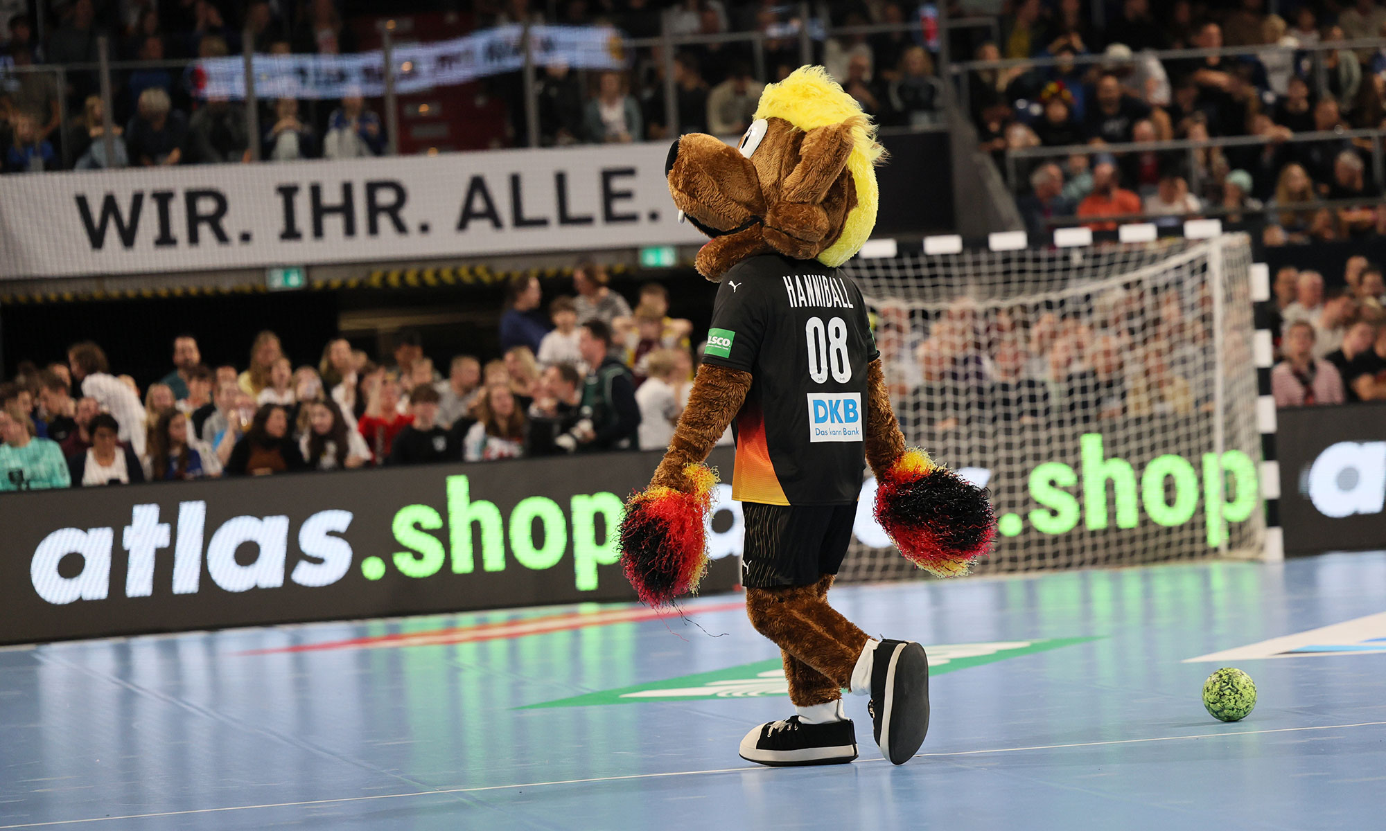 DHB-Maskottchen Hanniball
