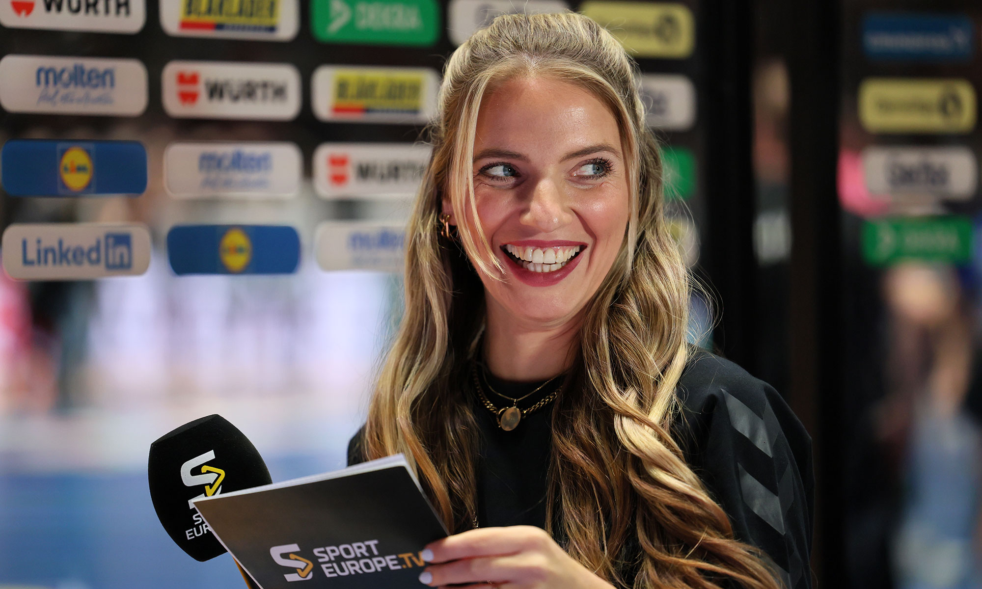 Lina Lindner für Sporteurope.TV bei der Frauen-WM 2025