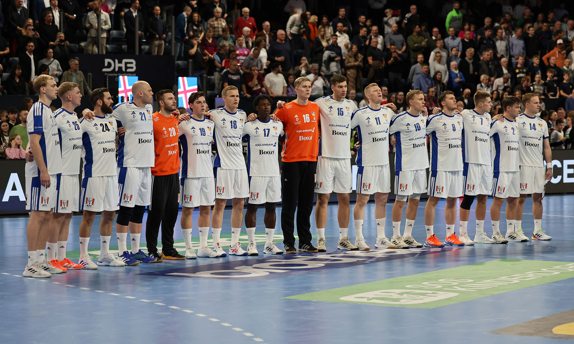 Nationalmannschaft Islands in Nürnberg